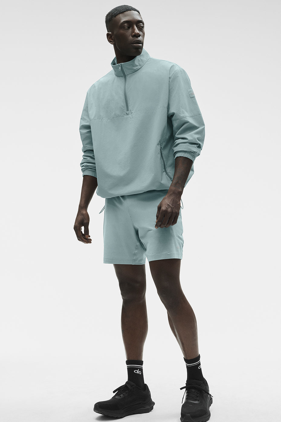 Light Weight Takeaway Track Pullover - Desert Sage image 5