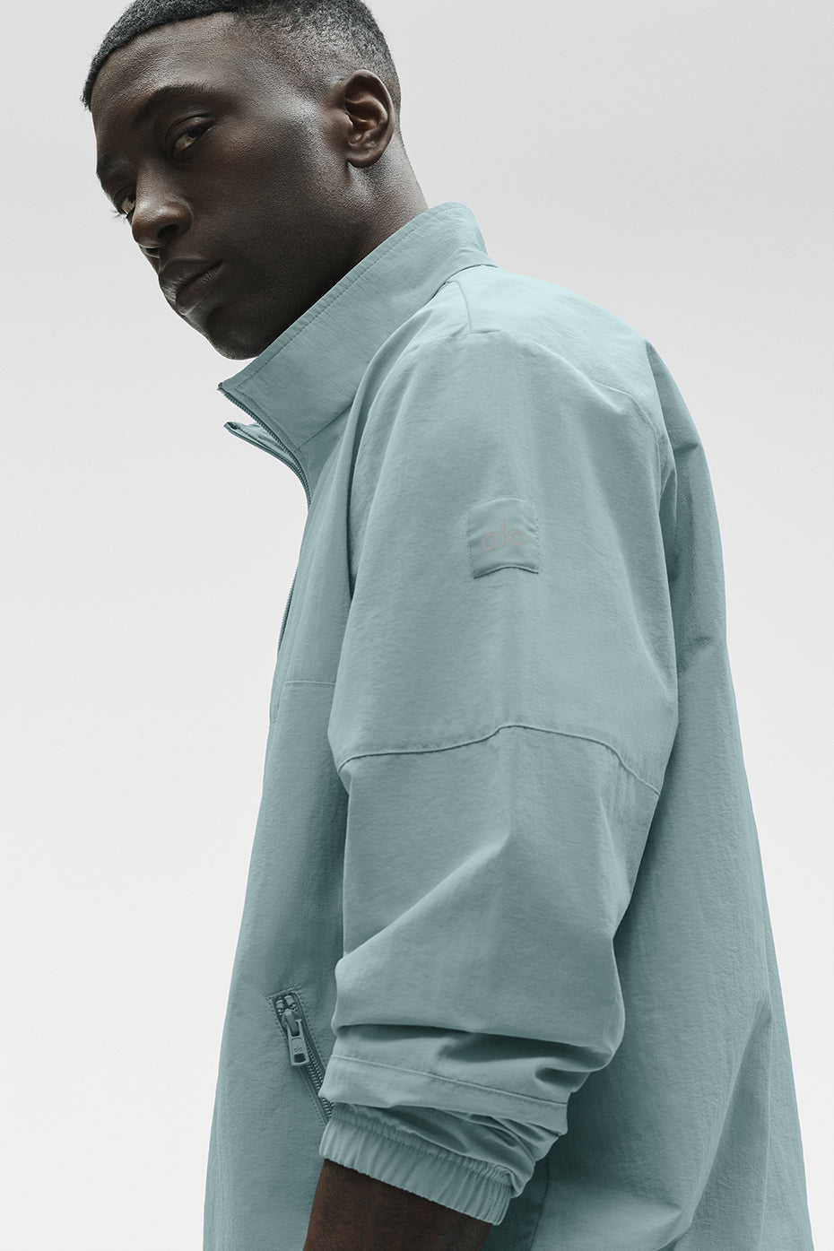 Light Weight Takeaway Track Pullover - Desert Sage image 4