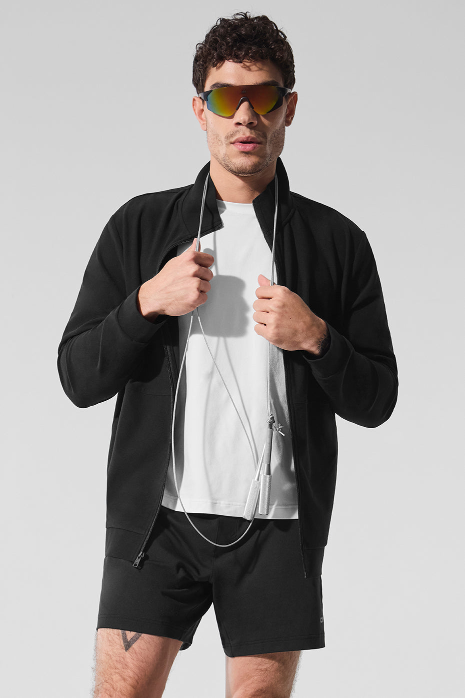 Conquer Max Mock Neck Full Zip - Black image 3
