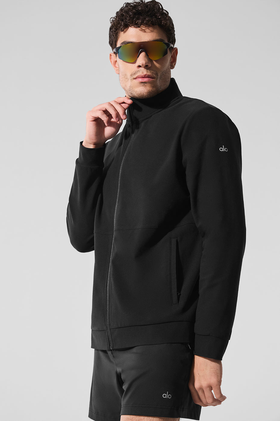 Conquer Max Mock Neck Full Zip - Black image 5