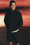 Conquer Max Mock Neck Full Zip - Black image 1