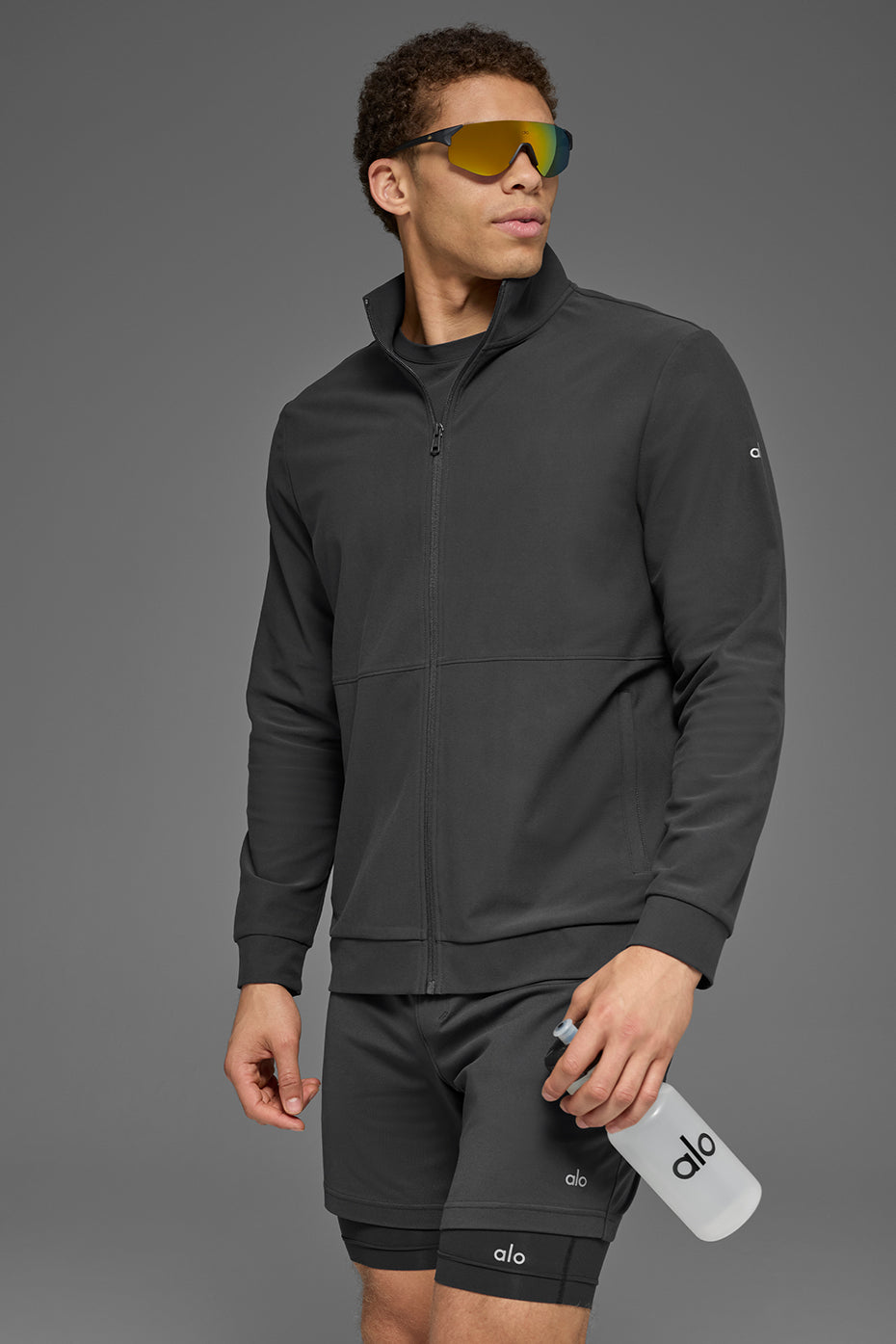 Conquer Max Mock Neck Full Zip - Anthracite image 3