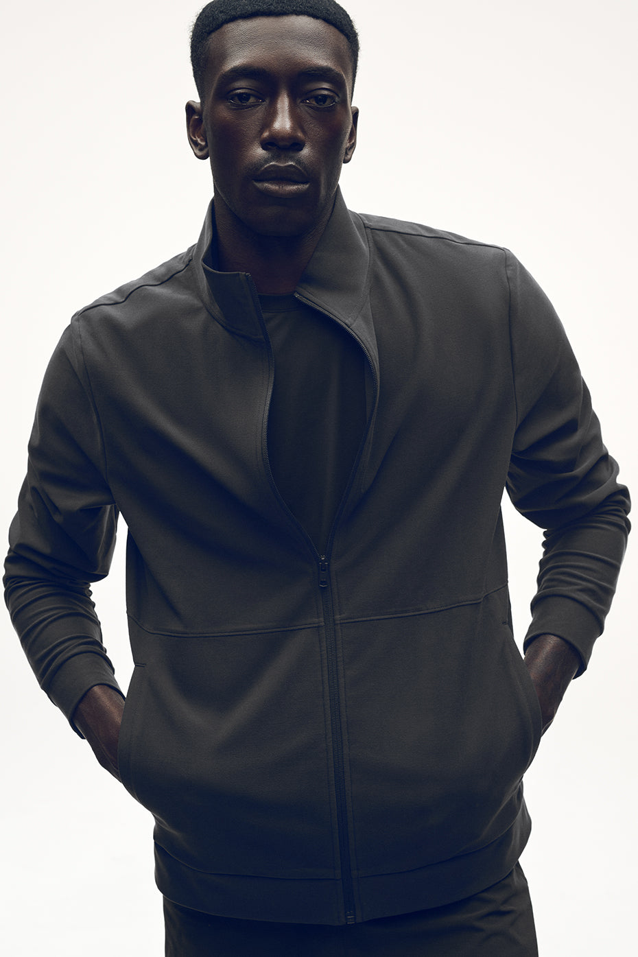 Conquer Max Mock Neck Full Zip - Anthracite image 1