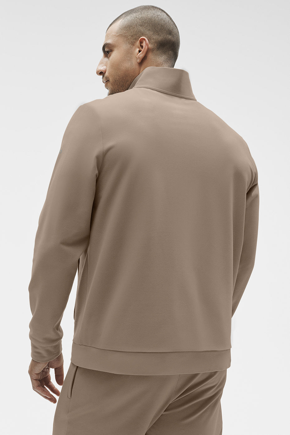 Conquer Max Mock Neck Full Zip - Gravel image 2