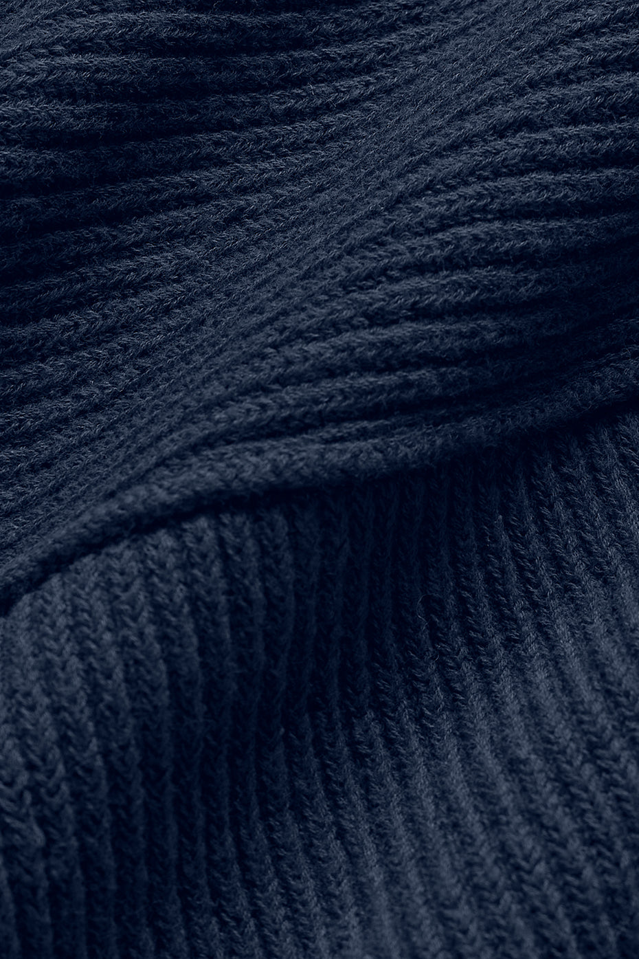Domain Shift Rib Knit 1/4 Zip Sweater - Navy image 6
