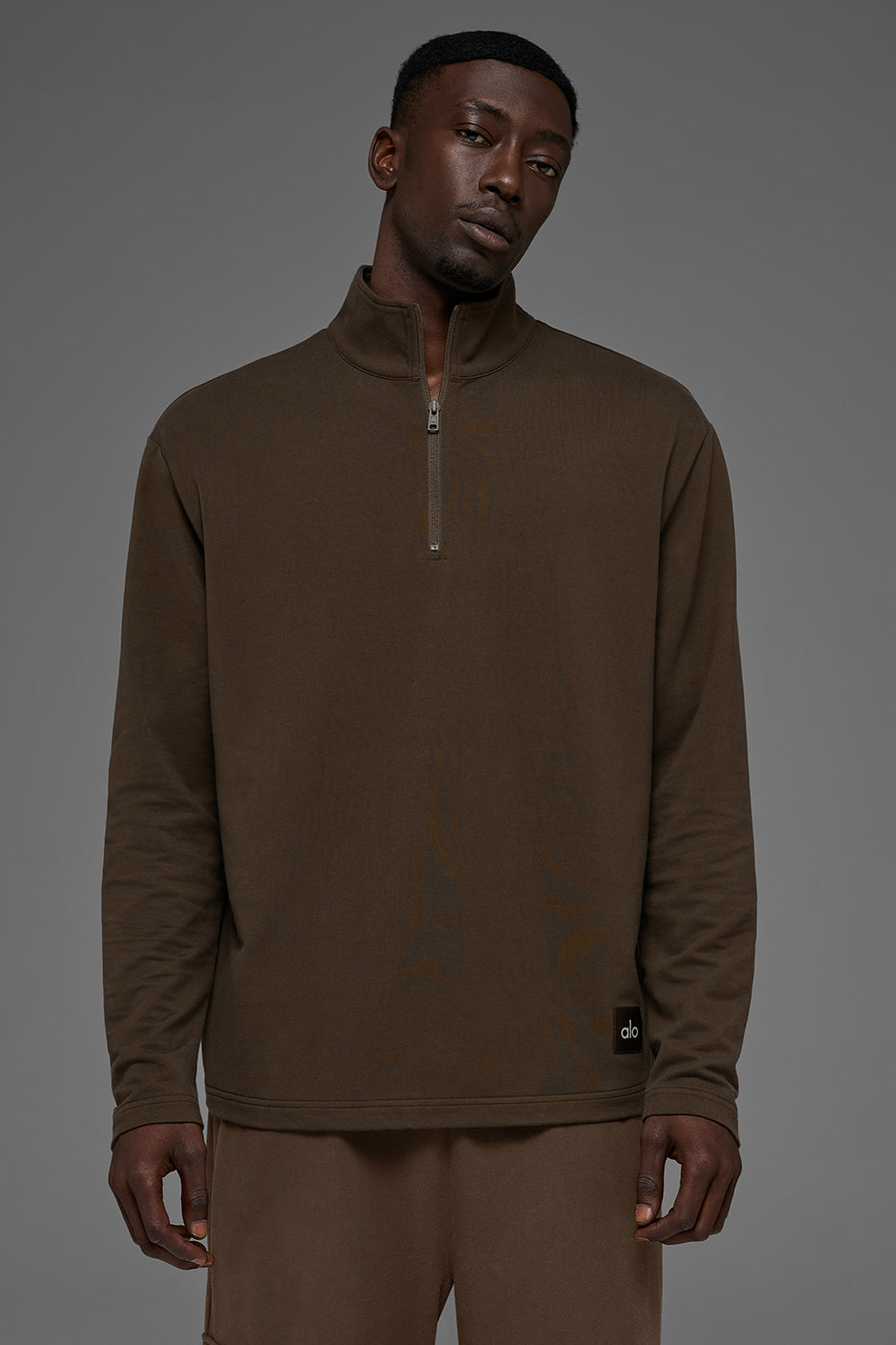 Double Take Long Sleeve 1/4 Zip - Espresso image 3