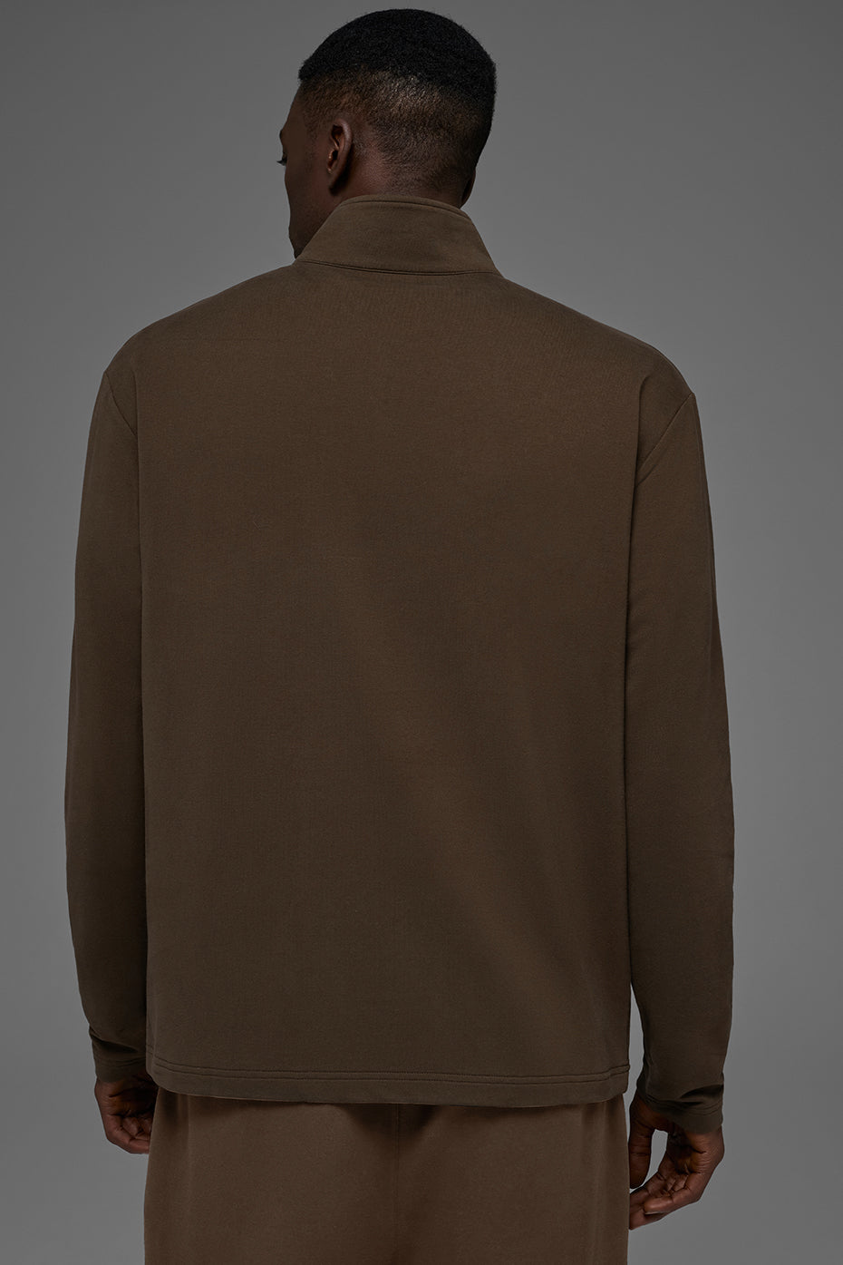 Double Take Long Sleeve 1/4 Zip - Espresso image 4