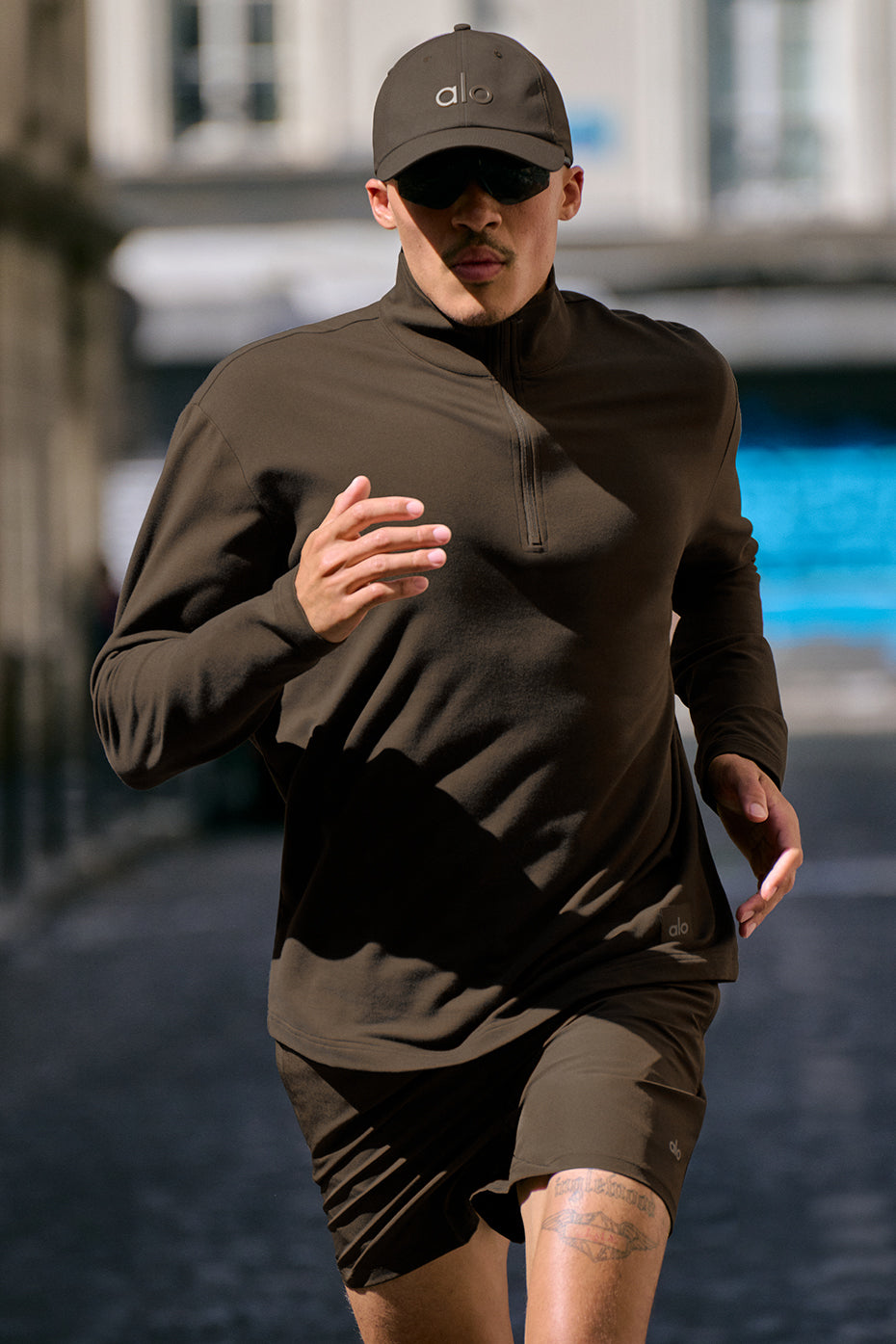 Double Take Long Sleeve 1/4 Zip - Espresso image 1
