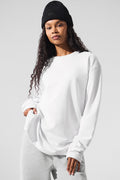 Double Take Long Sleeve Crew - White image 1