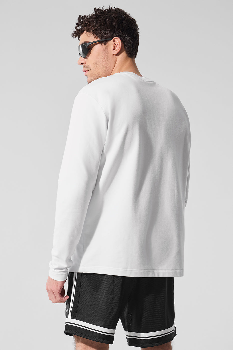 Double Take Long Sleeve Crew - White image 3