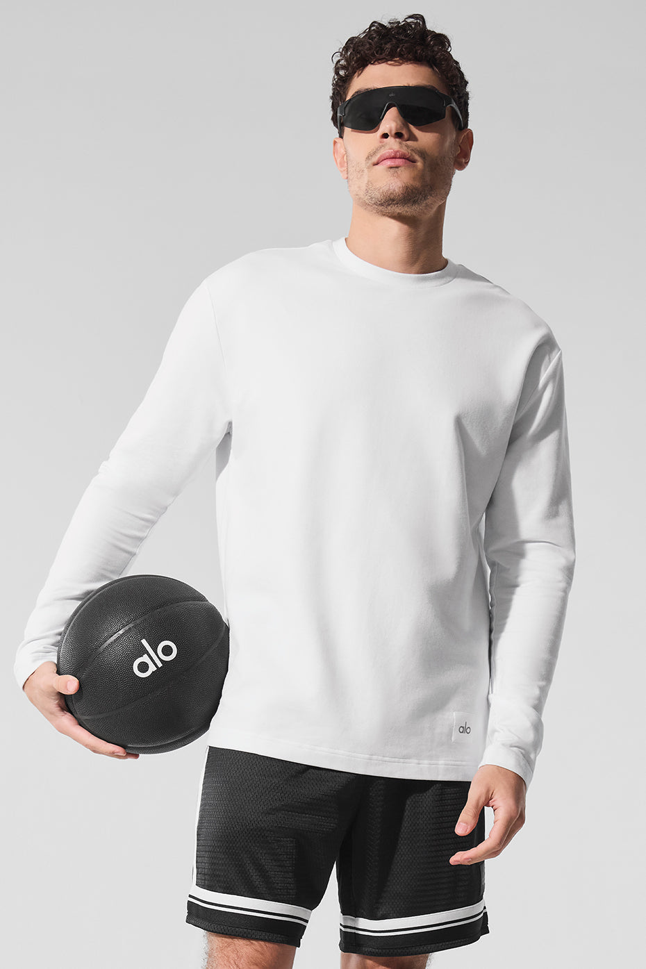 Double Take Long Sleeve Crew - White image 4