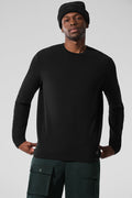 Double Take Long Sleeve Crew - Black image 1