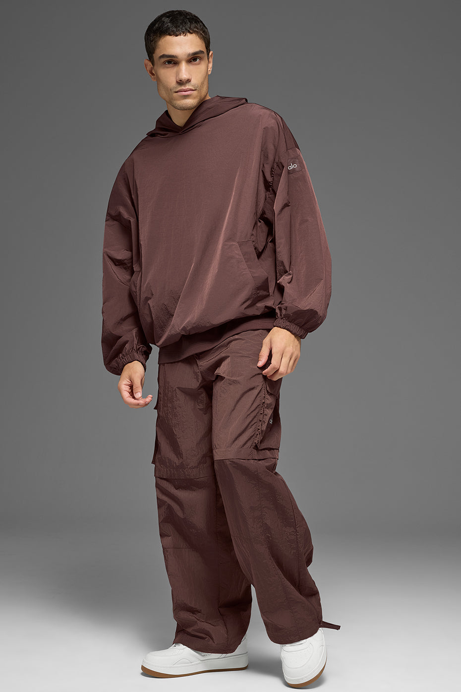 Axis Hooded Pullover - Brownstone image 4