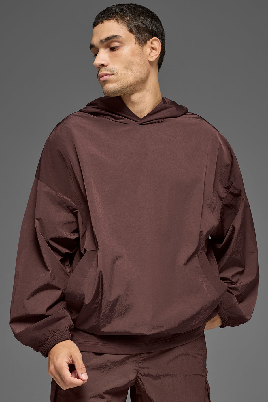 Axis Hooded Pullover - Brownstone image 1