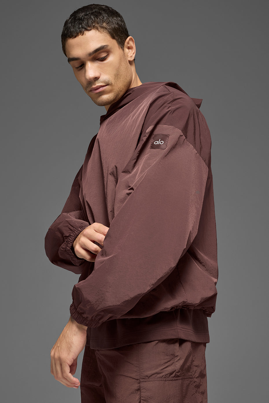 Axis Hooded Pullover - Brownstone image 3