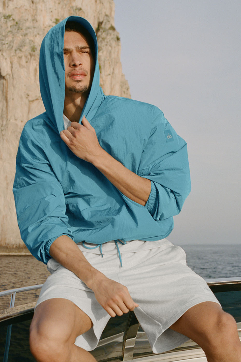 Axis Hooded Pullover - Blue Breeze image 1