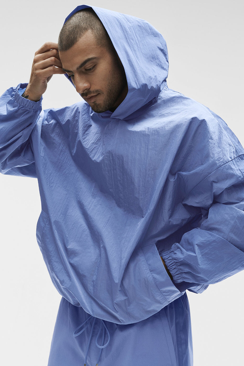 Axis Hooded Pullover - Provence Blue image 3