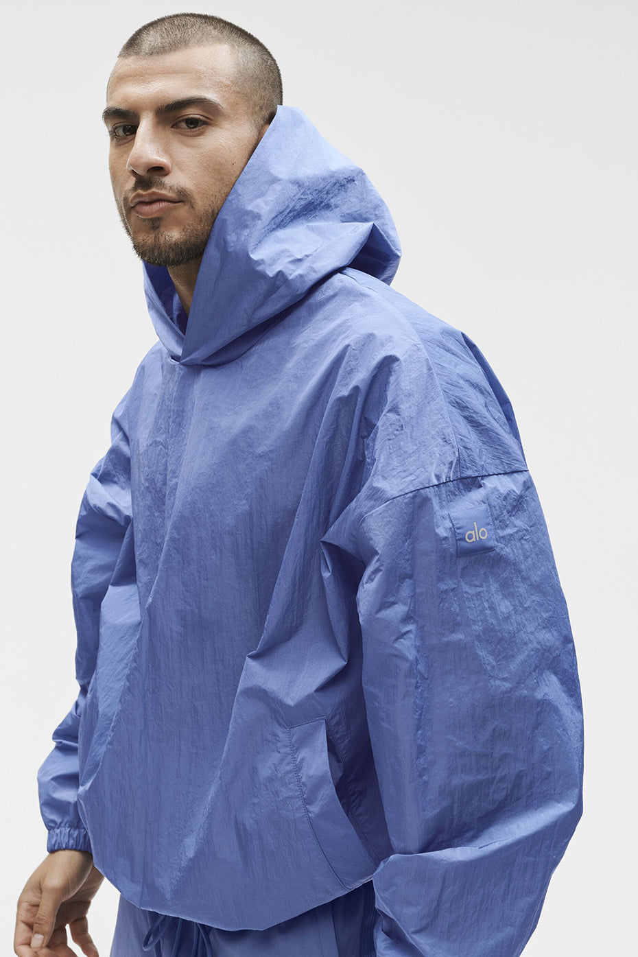 Axis Hooded Pullover - Provence Blue image 4