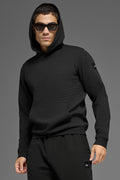 Waffle Lounge Hoodie - Black image 1