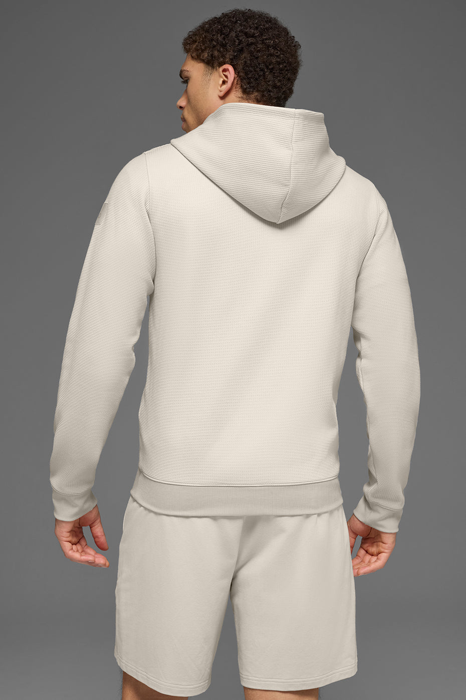 Waffle Lounge Hoodie - Bone image 4