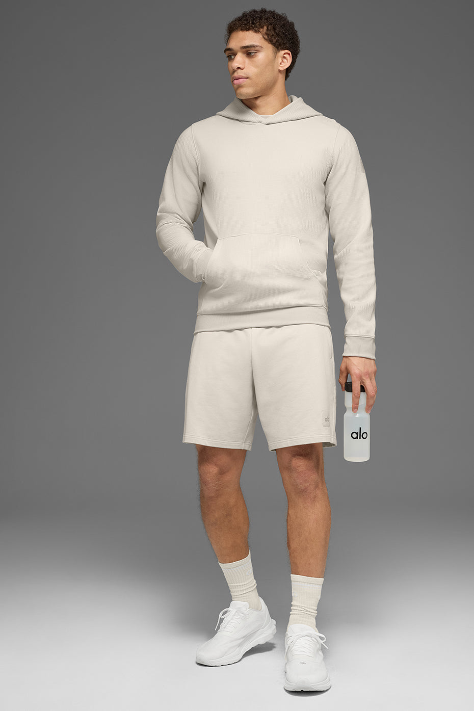 Waffle Lounge Hoodie - Bone image 5