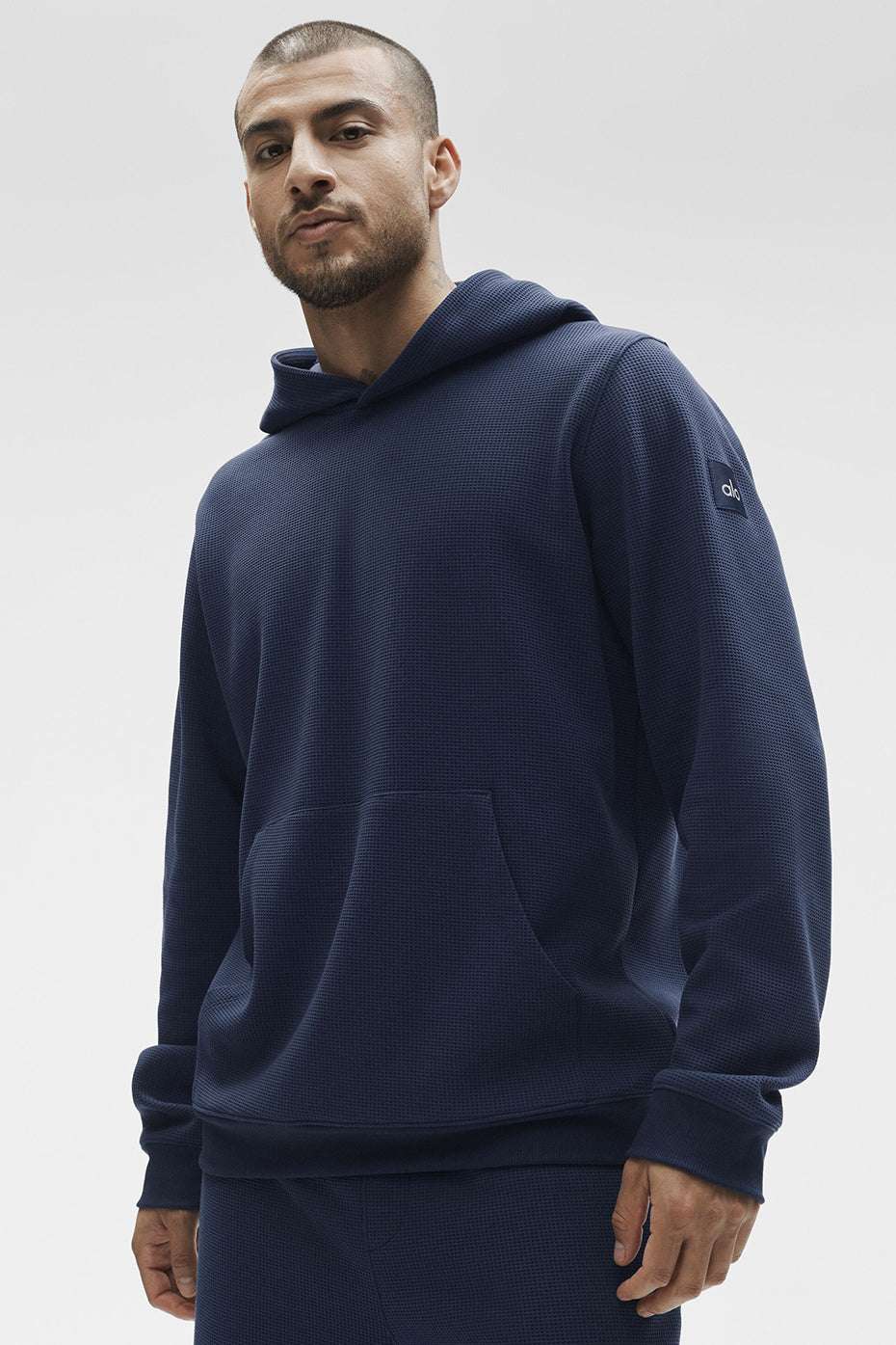 Waffle Lounge Hoodie - Navy image 3