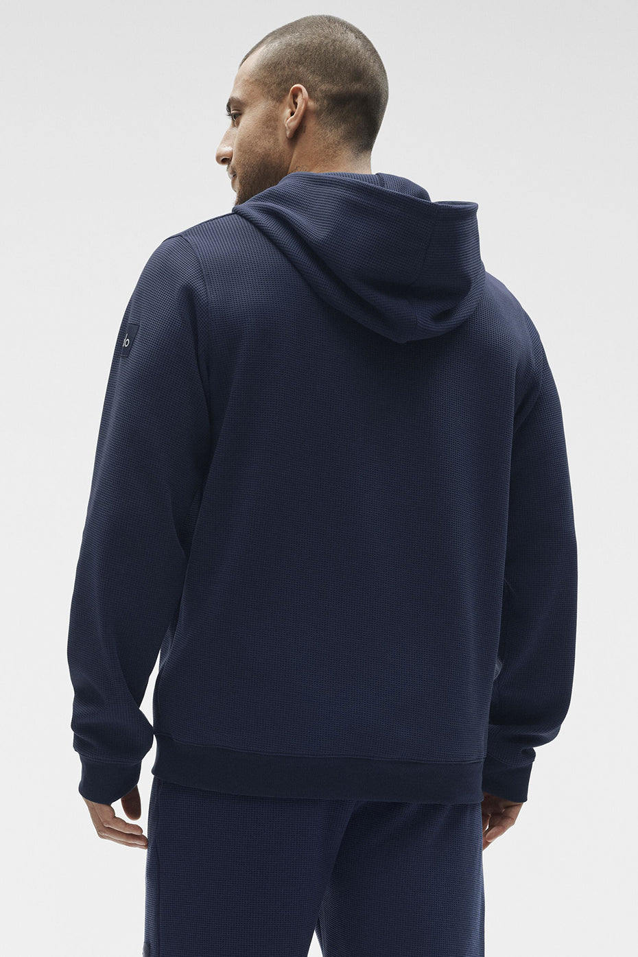Waffle Lounge Hoodie - Navy image 4