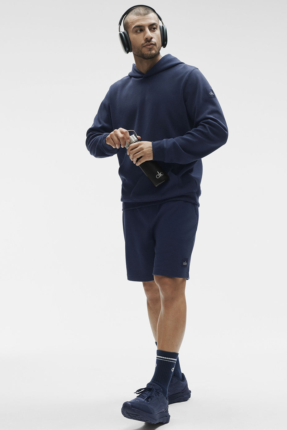 Waffle Lounge Hoodie - Navy image 5