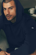 Waffle Lounge Hoodie - Navy image 1