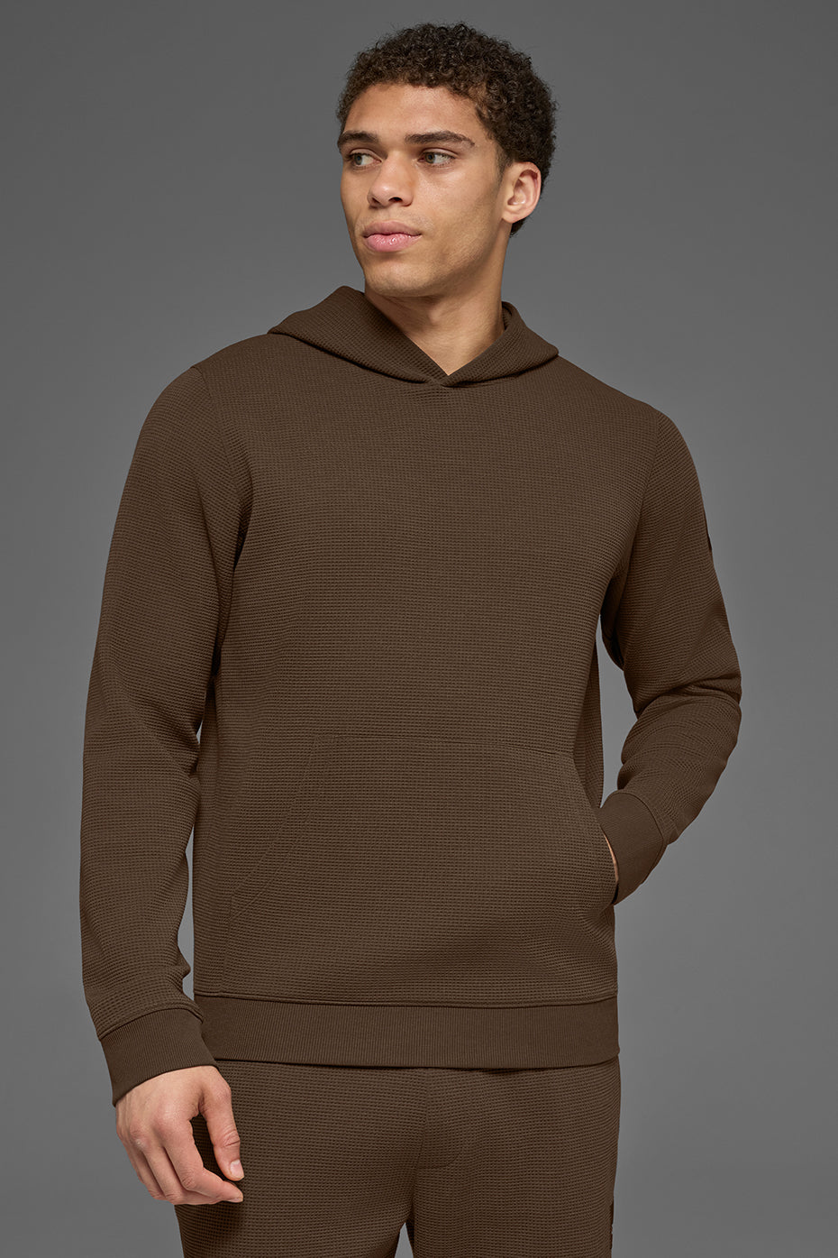 Waffle Lounge Hoodie - Espresso image 3