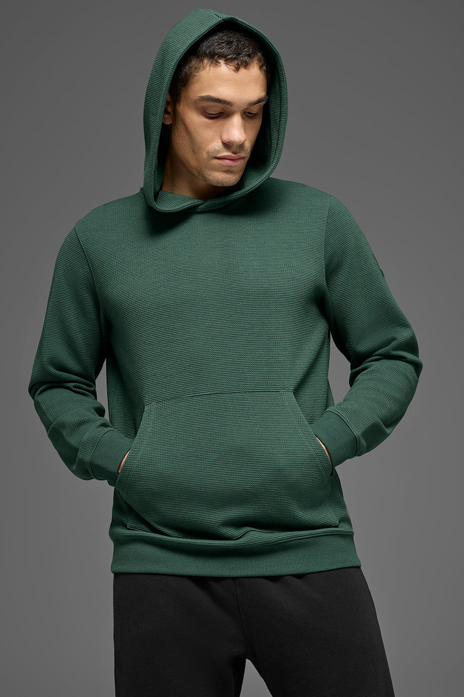 Waffle Lounge Hoodie - Clover Green image 1