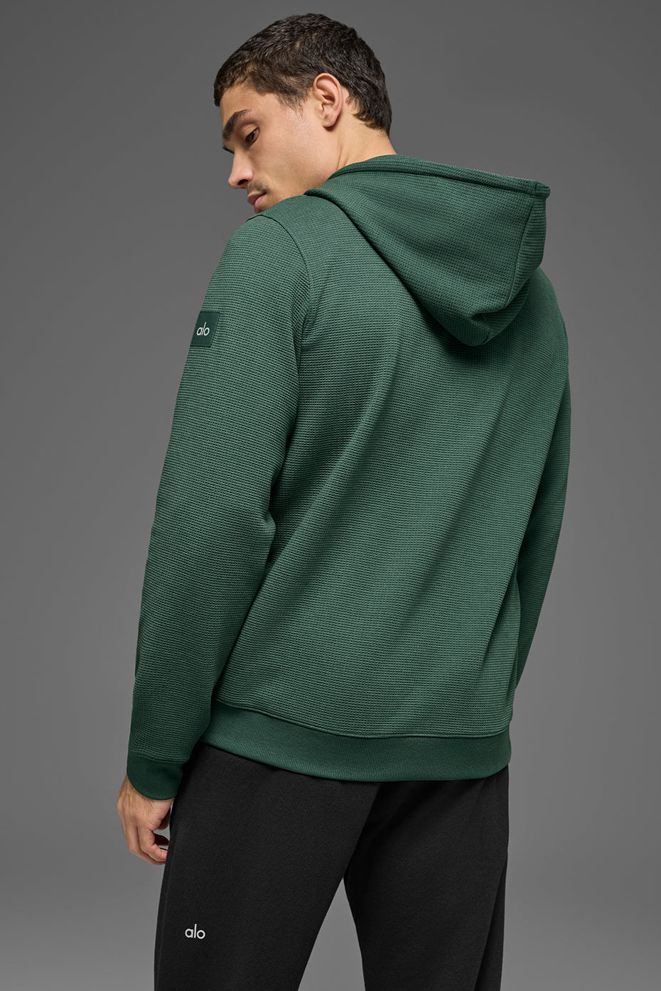 Waffle Lounge Hoodie - Clover Green image 2