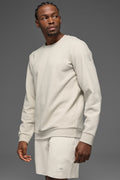 Waffle Lounge Long Sleeve Crew - Bone image 1