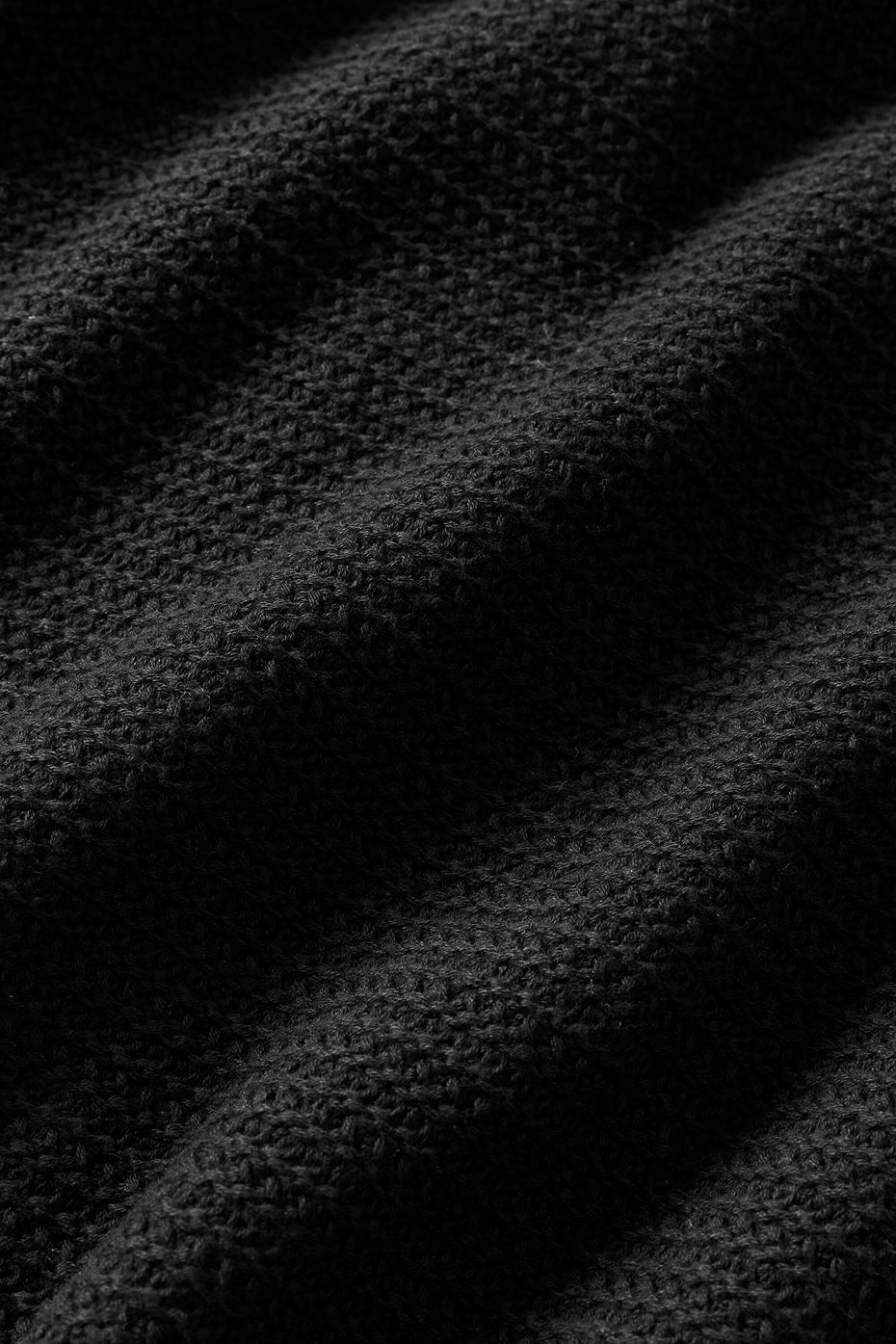 Shift Knit Button Up Long Sleeve - Black image 6