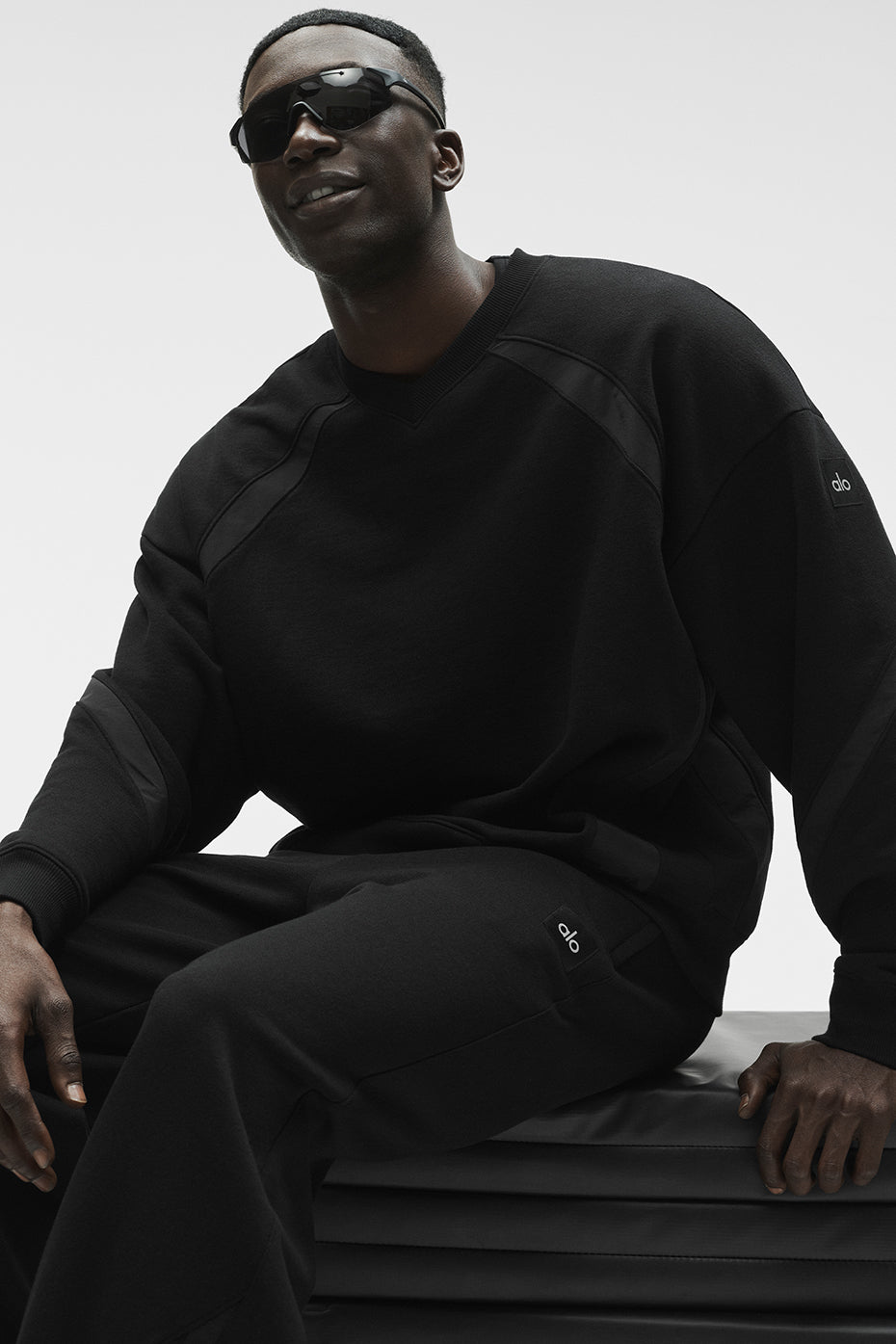 Field Crew Neck Sweatshirt - Black image 3