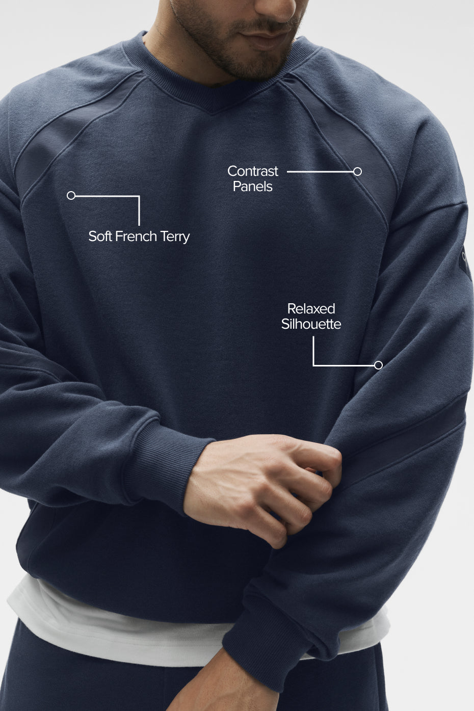 Field Crew Neck Sweatshirt - Navy image 2