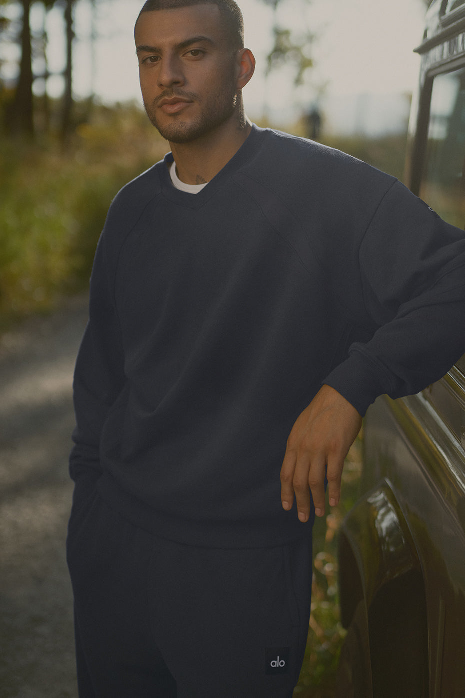 Field Crew Neck Sweatshirt - Navy image 7