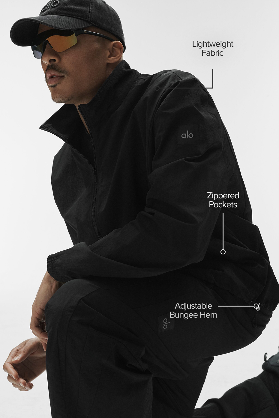 Takeaway Track Full Zip Jacket - Black image 2