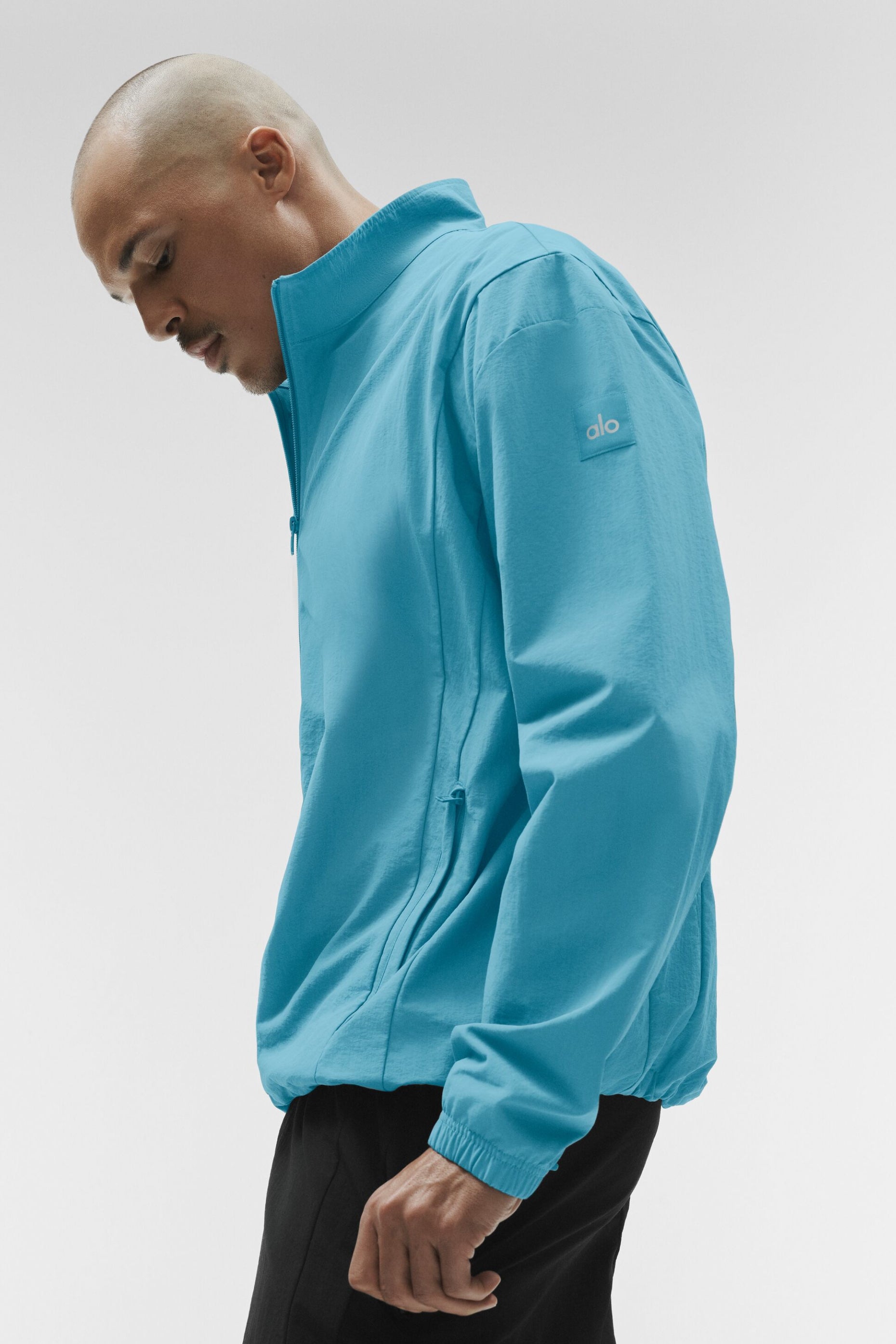 Takeaway Track Full Zip Jacket - Blue Breeze image 4