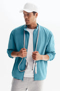 Takeaway Track Full Zip Jacket - Blue Breeze image 1