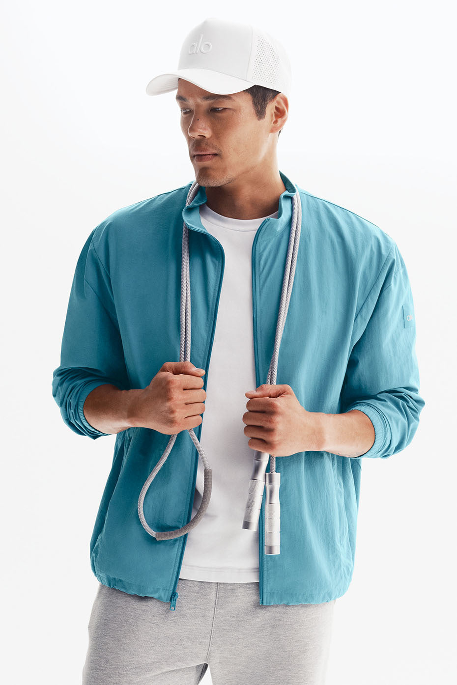 Takeaway Track Full Zip Jacket - Blue Breeze image 1