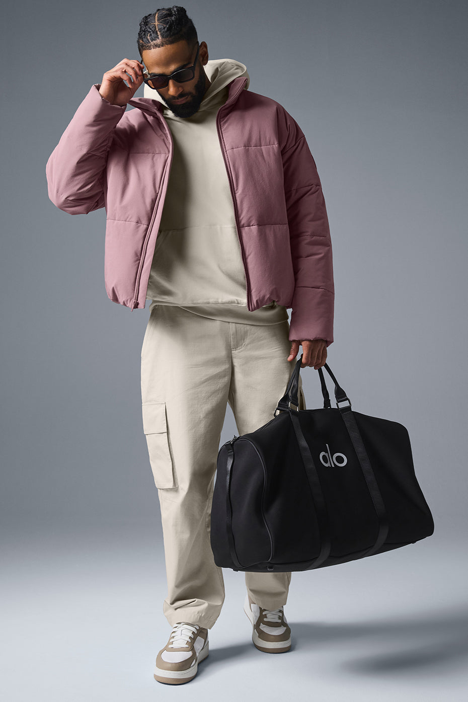 Stretch Woven Street Puffer - Woodrose image 4
