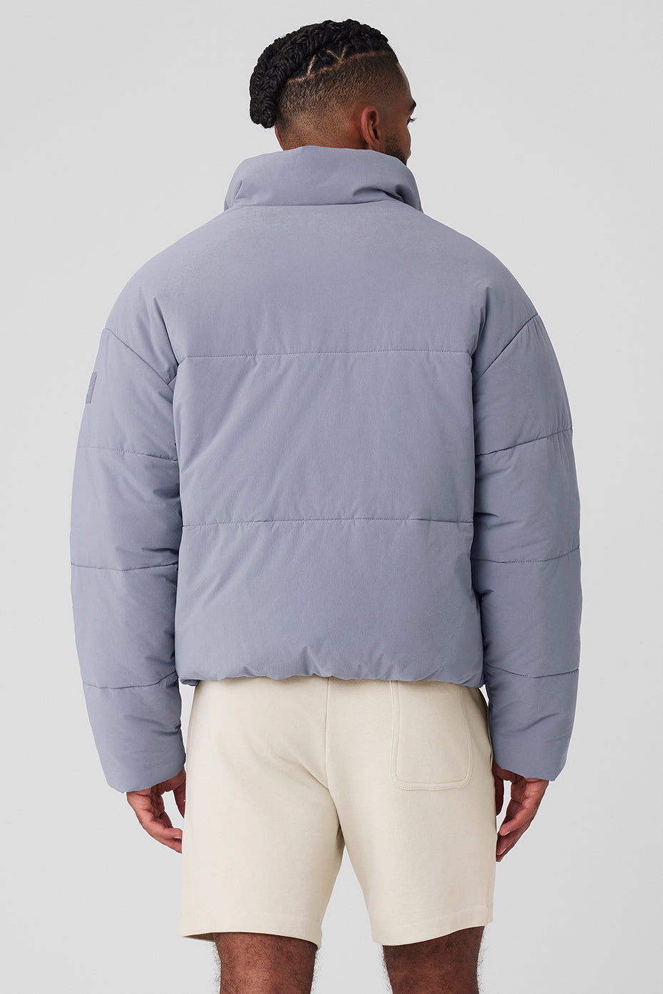 Stretch Woven Street Puffer - Fog image 2