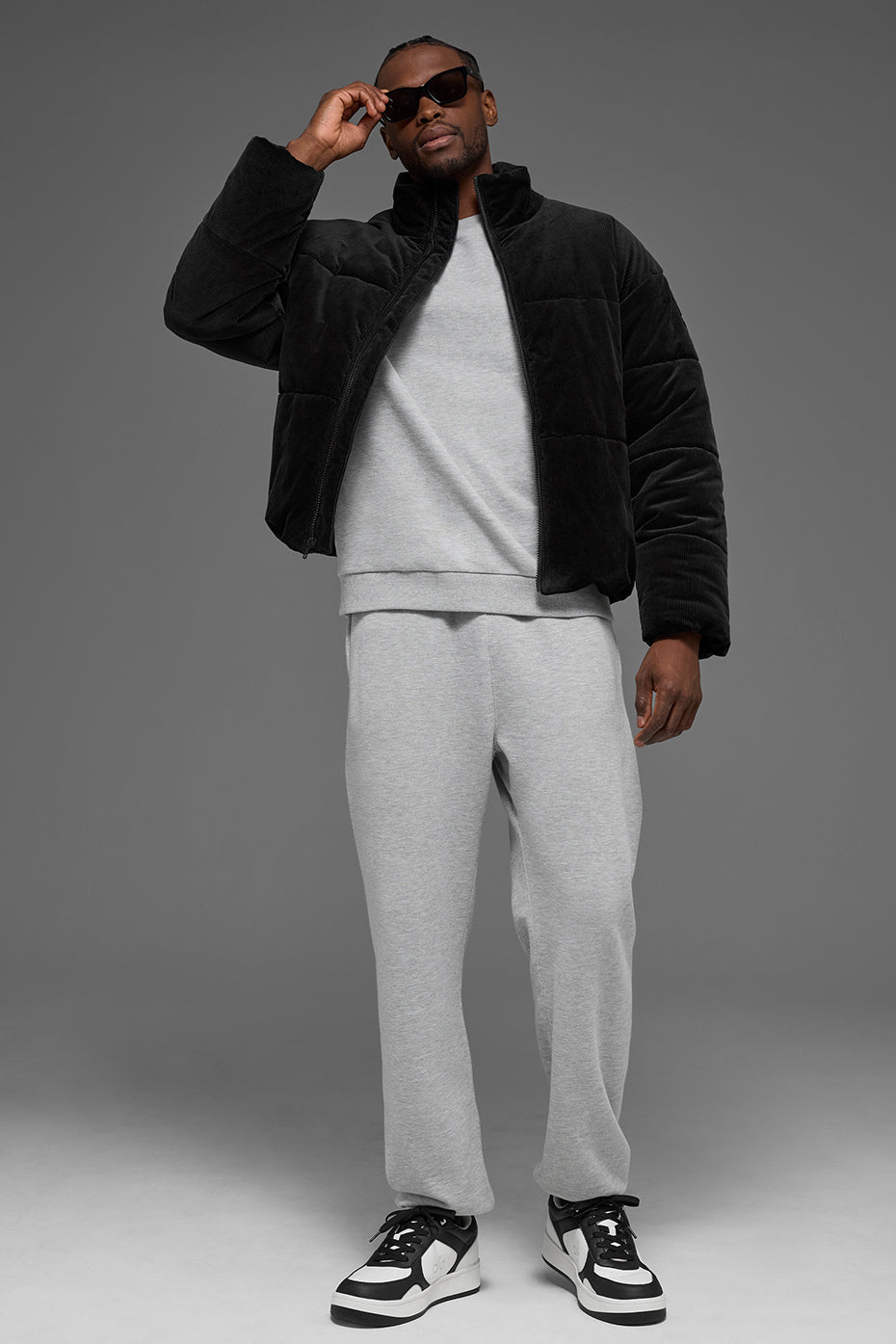Corduroy Stage Puffer - Black image 4