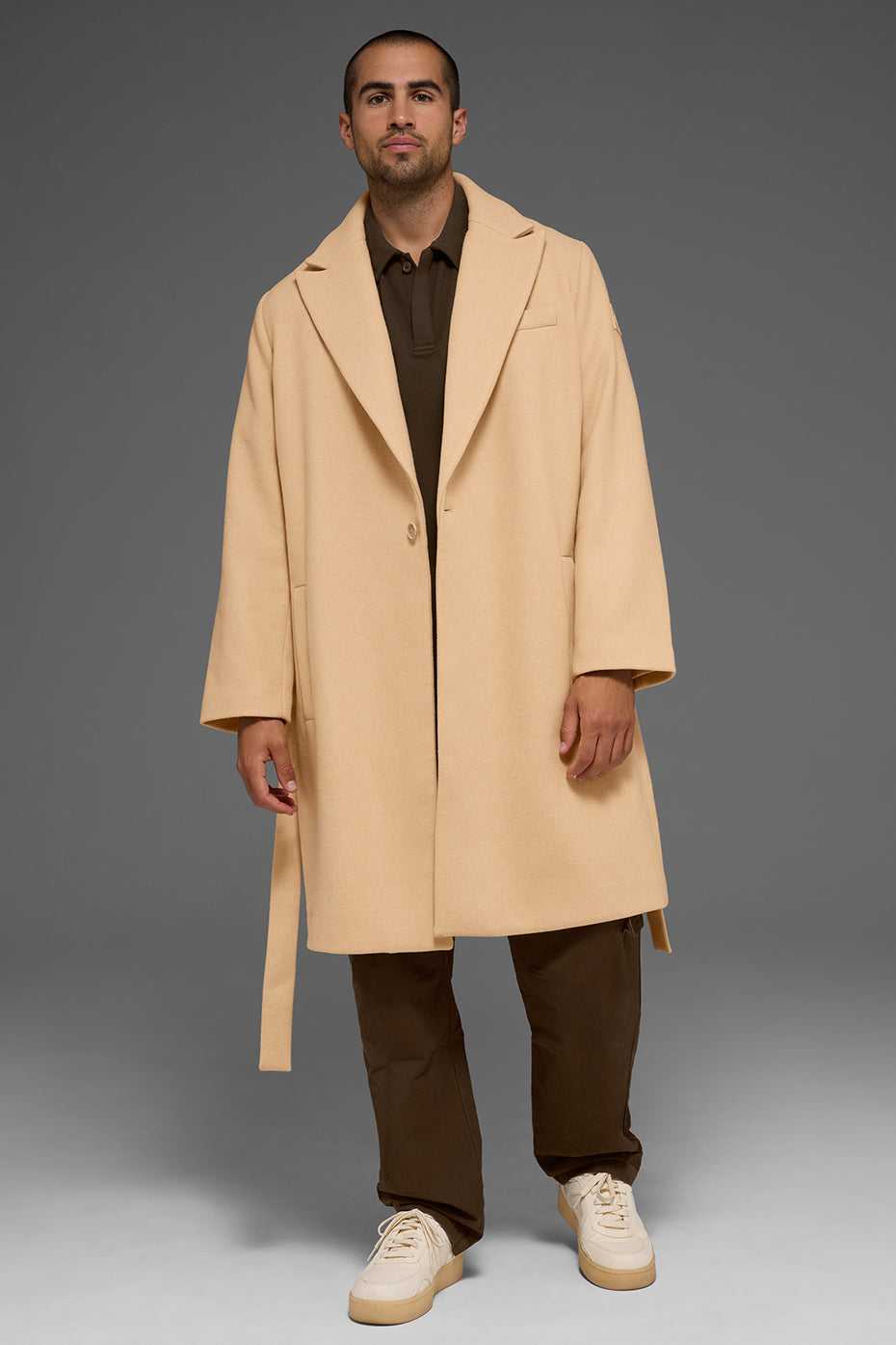 Wool Gameday Overcoat - Camel image 1