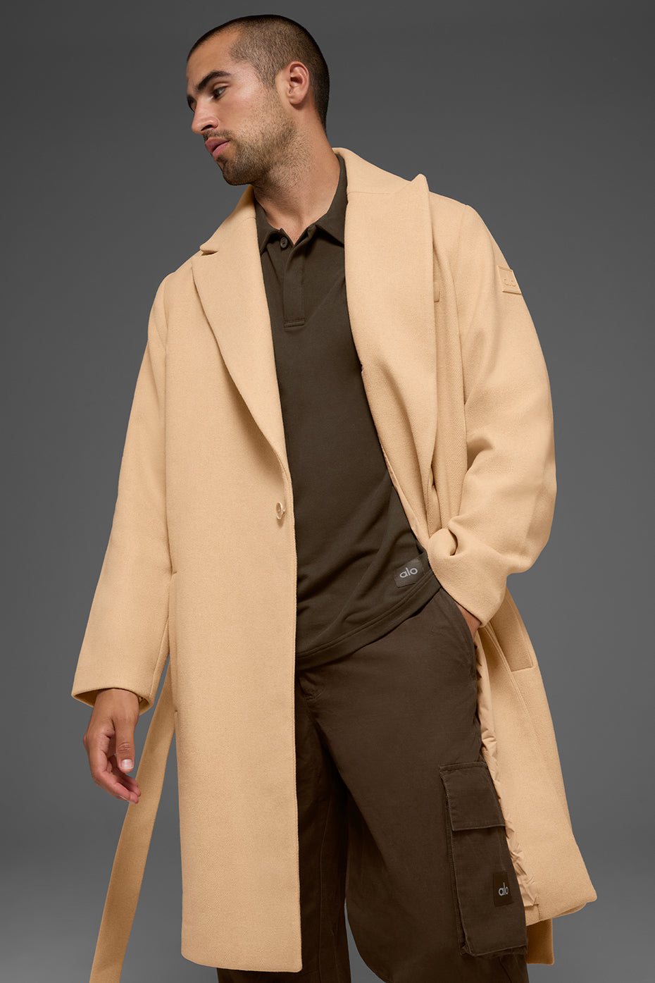 Wool Gameday Overcoat - Camel image 4