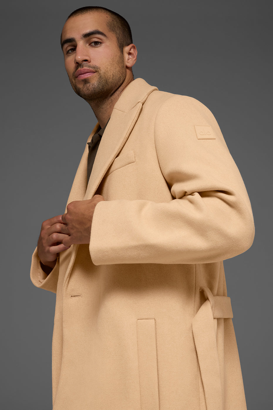 Wool Gameday Overcoat - Camel image 3