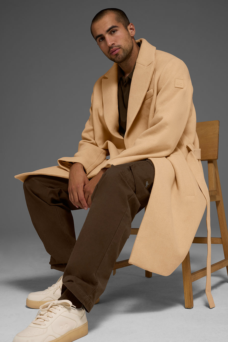 Wool Gameday Overcoat - Camel image 5
