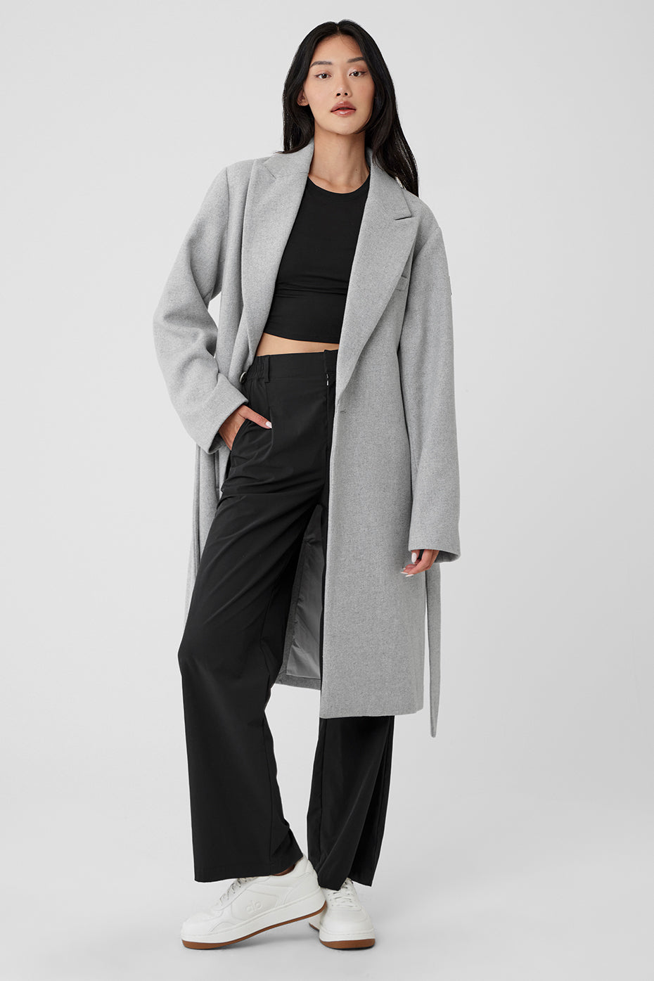 Wool Gameday Overcoat - Athletic Heather Grey image 1