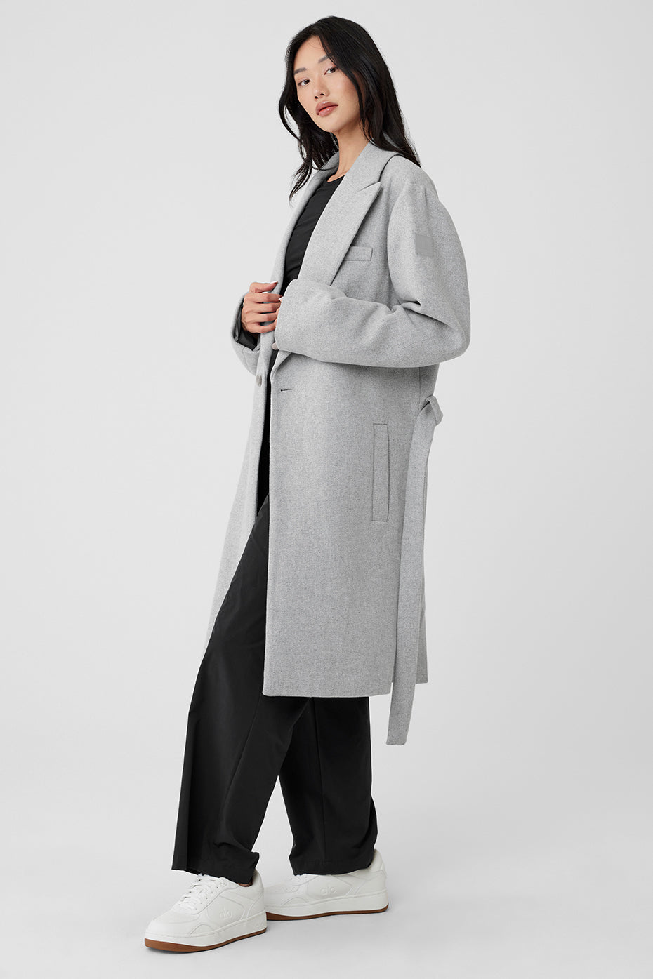 Wool Gameday Overcoat - Athletic Heather Grey image 3